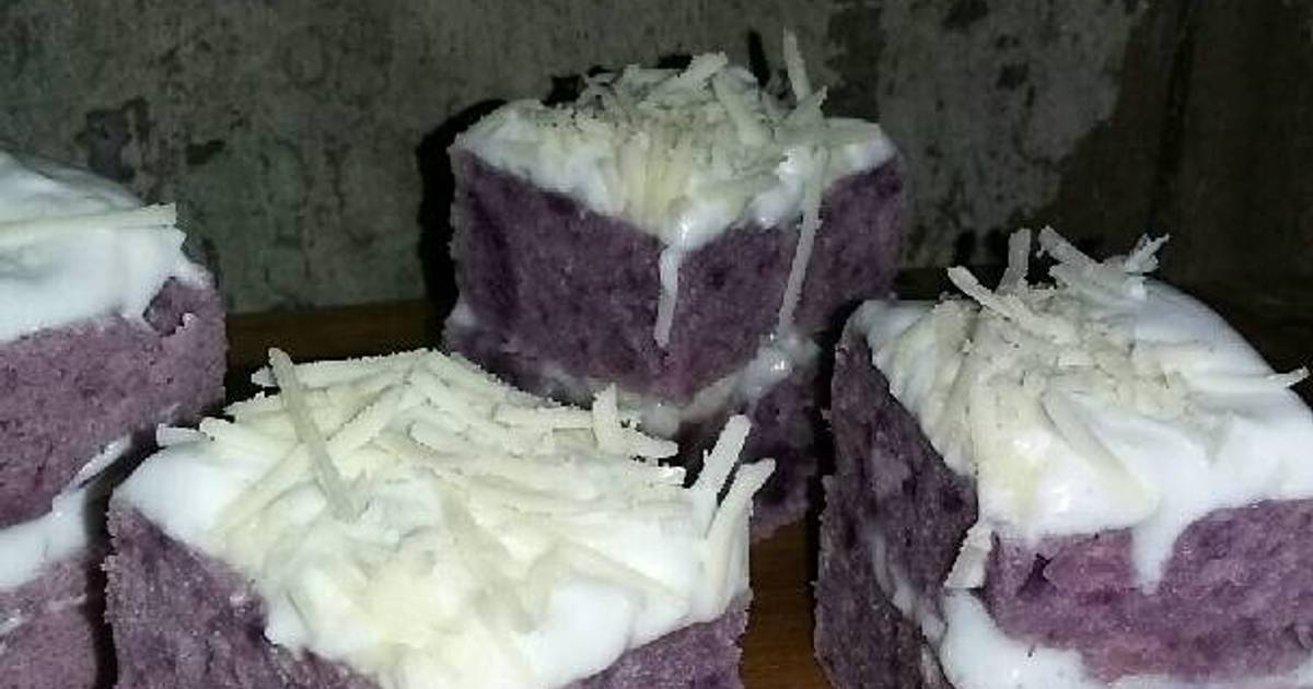 Resep Cake Ubi Ungu Resep Cake Ubi Ungu