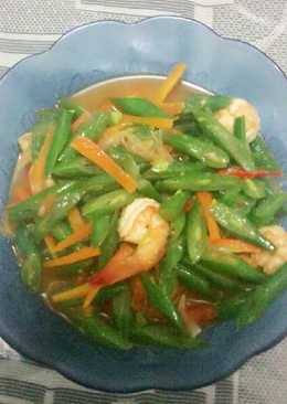 Tumis Buncis wortel with udang