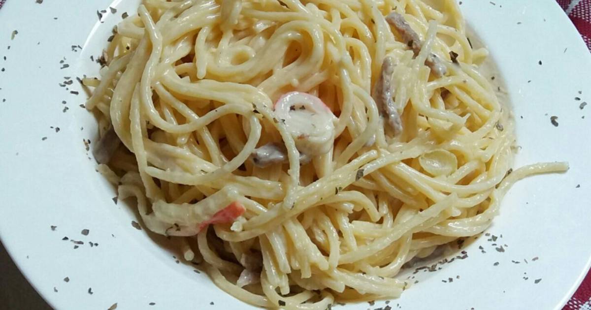 431 resep  spageti carbonara enak dan sederhana Cookpad