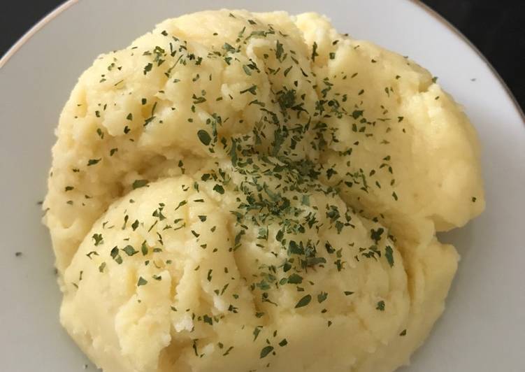 gambar untuk cara membuat Mashed potato cheese