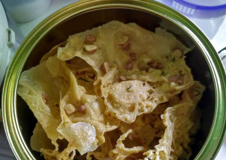 Resep Rempeyek kacang tanah gurih Kiriman dari JengRed