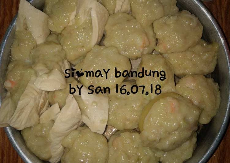 bahan dan cara membuat Siomay Bandung