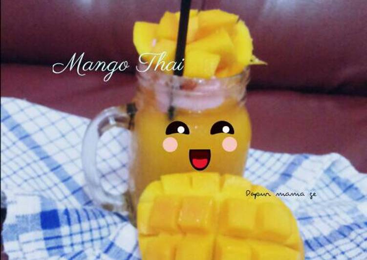 cara membuat Mango Thai ala mama ge