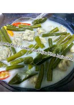 Jangan Lombok ijo / Lodeh Cabe Ijo