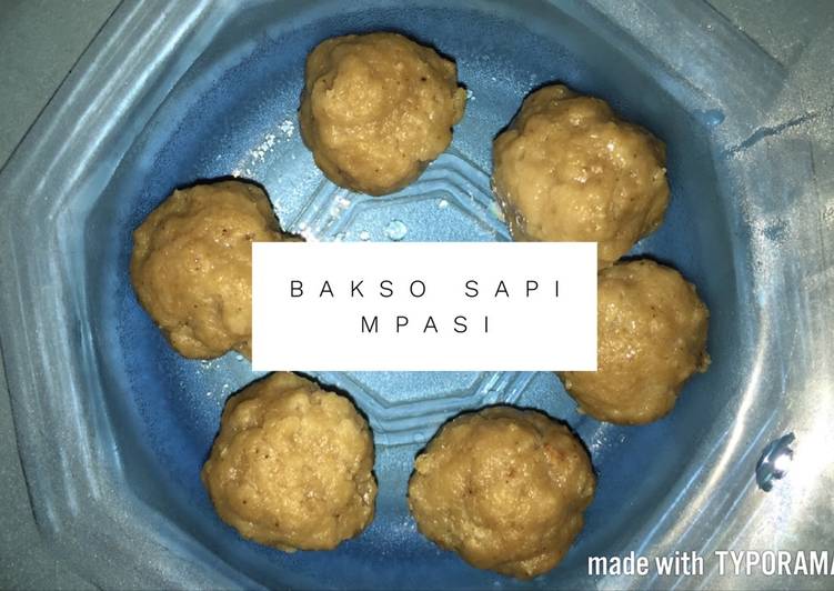 Resep Bakso Sapi MPASI 15+ By Femy Putri Widyastuti