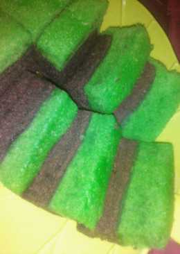 Brownies pandan