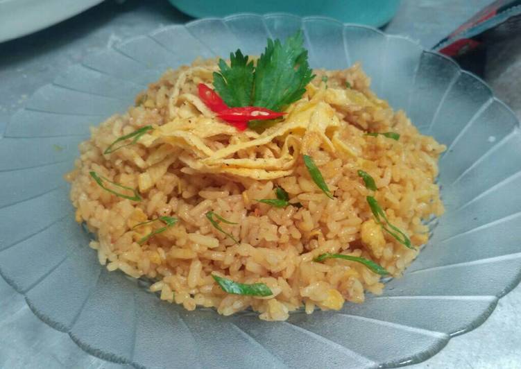 cara membuat Nasi Goreng Kari Rasa Spesial