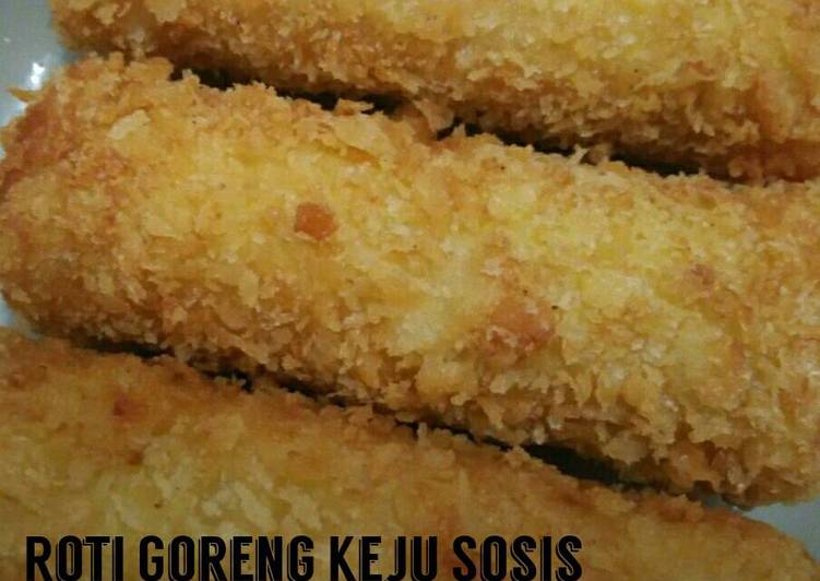 Resep Roti Goreng Keju Sosis - Fifi - Pawon Radja