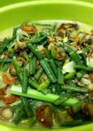 Kerang tumis tauco kacang panjang