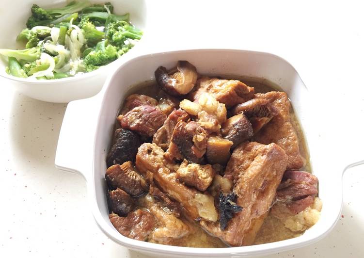 cara membuat Babi Kecap / Tauyew Bak / Braised Pork