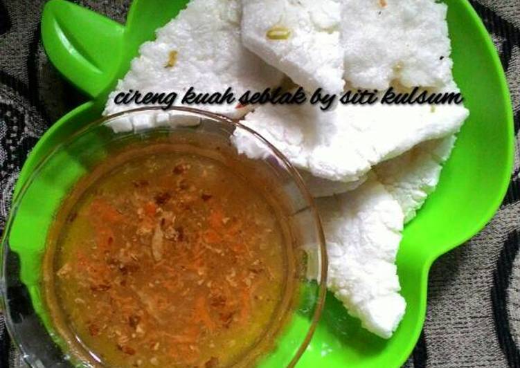  Resep  Cireng  kuah  seblak  oleh Siti Kulsum Cookpad