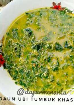 Daun Ubi Tumbuk Khas Medan No MSG #indonesiamemasak