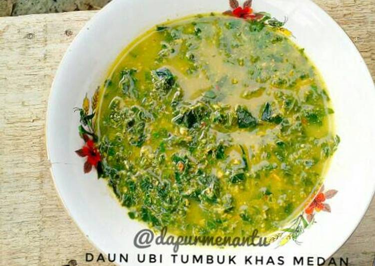 gambar untuk resep Daun Ubi Tumbuk Khas Medan No MSG #indonesiamemasak