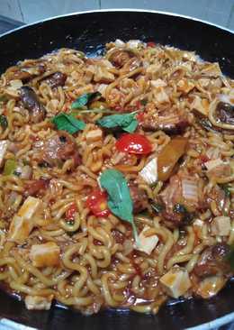 Mie goreng kuah sarden