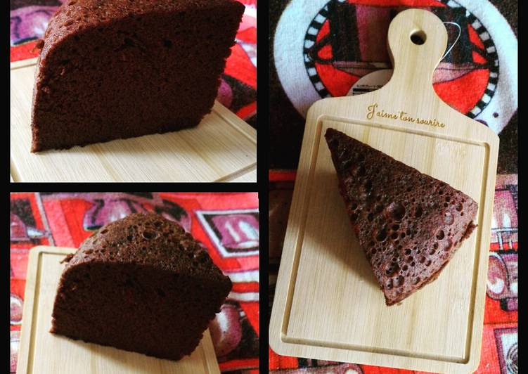 bahan dan cara membuat Brownies Kukus Polos