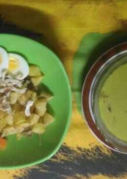 Soto tulang ayam bumbu jadi