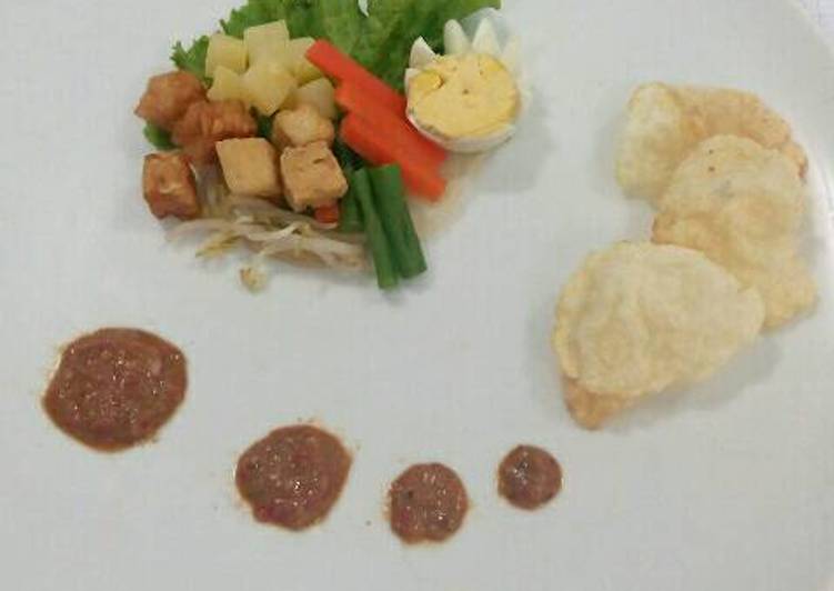 Resep Gado-gado,Appetizer Indonesia Kiriman dari Chef Cla