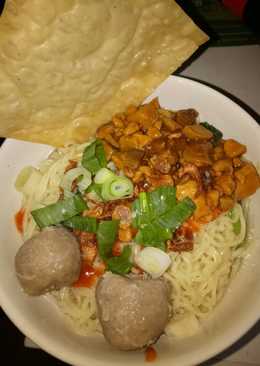 Mie Ayam Jamur Bakso Pangsit