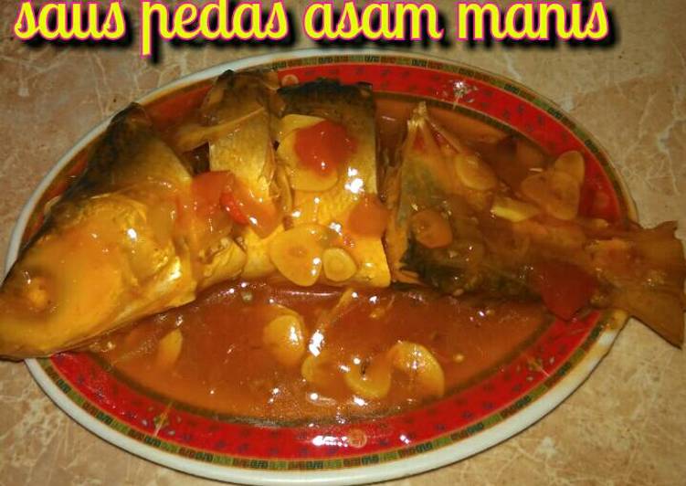 resep lengkap untuk Bandeng pedas asam manis