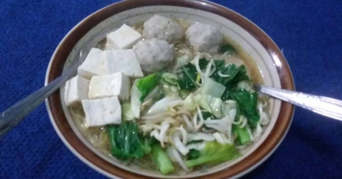 12 resep soto bihun bakso  enak dan sederhana Cookpad