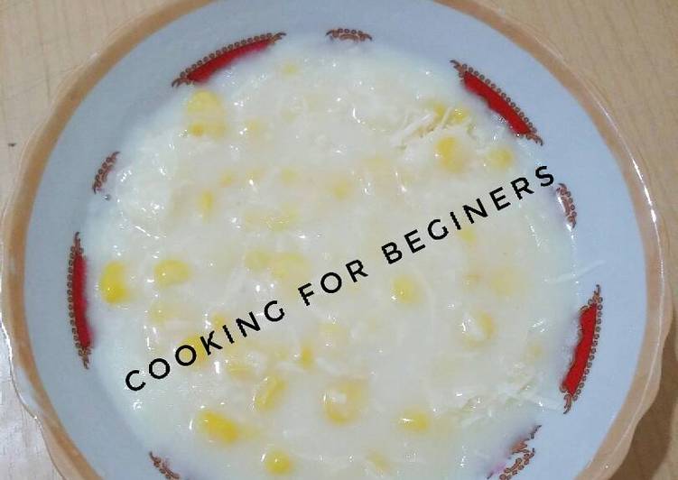 cara membuat Bubur jagung manis