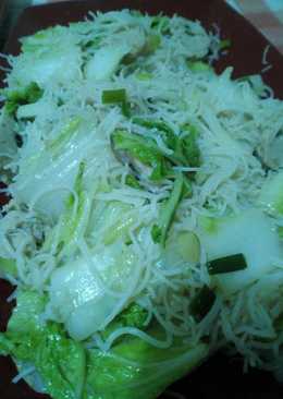 Bihun sayur bakso ikan