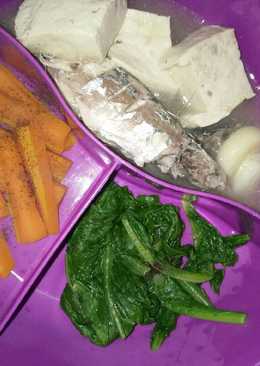 Healthy food day 1 (Menu Diet ikan peda + tahu rebus)