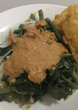 Pecel sayur simple