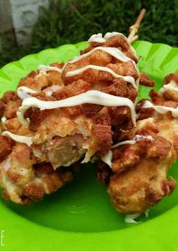 Sosis Ugly (sosis goreng roti tawar)