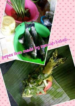 Pepes ikan nilem made by mamah bebeb