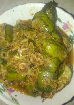 Sambal terong hijau udang pape