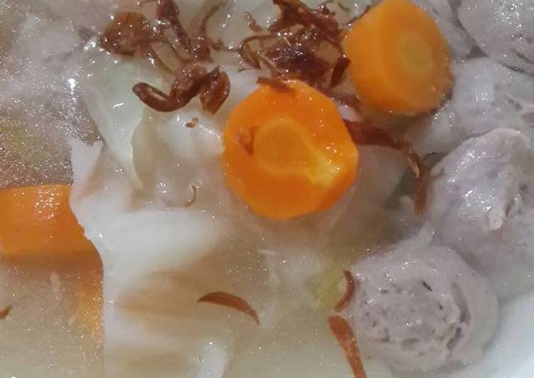 Resep Sayur sop baso sapi Karya Frennin Or Lina