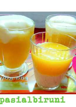 Jus mangga dan pisang