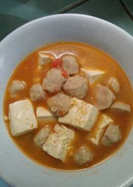 Semur bakso & tahu sederhana