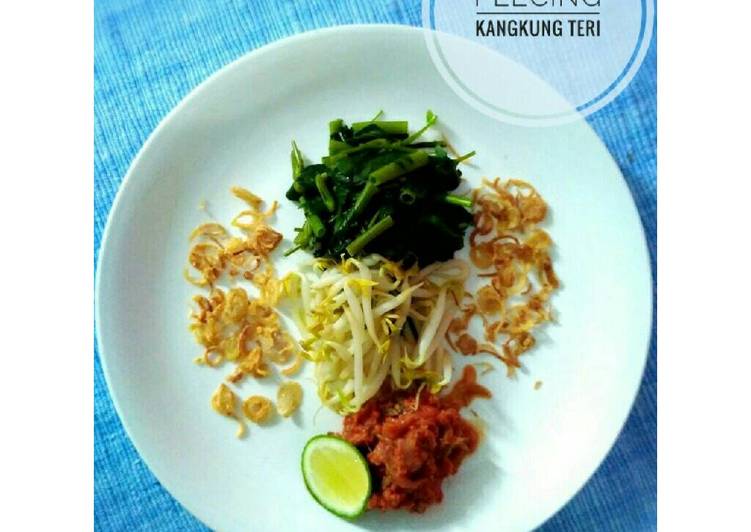 resep Plecing Kangkung Teri