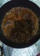 Daging gepuk semur sederhana