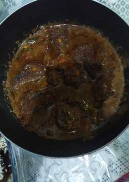 Daging gepuk semur sederhana