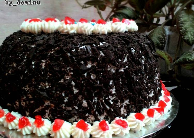 cara membuat Black Forest Cake
