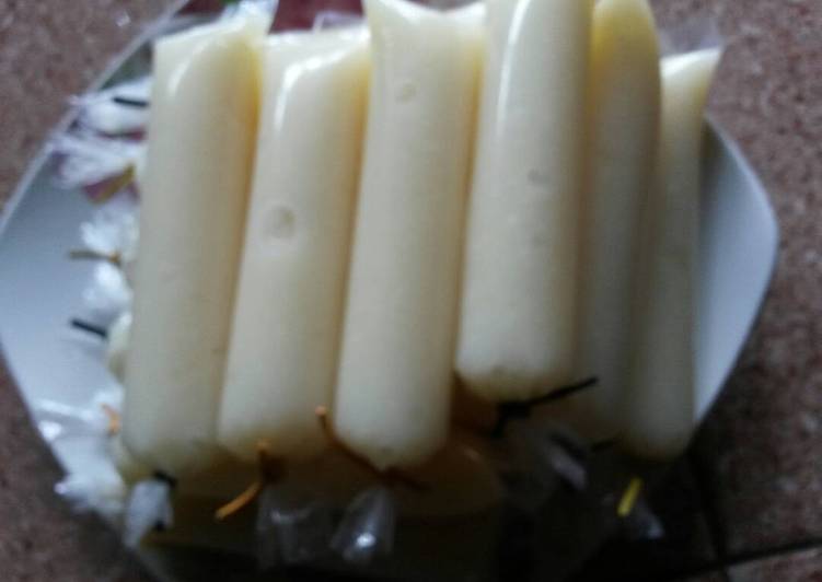 resep Es lilin/ mambo tape singkong