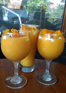 Mango thai dessert drink (Resep King Mango)