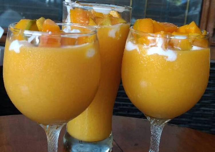 Resep Mango thai dessert drink (Resep King Mango) Karya Febby Annisa