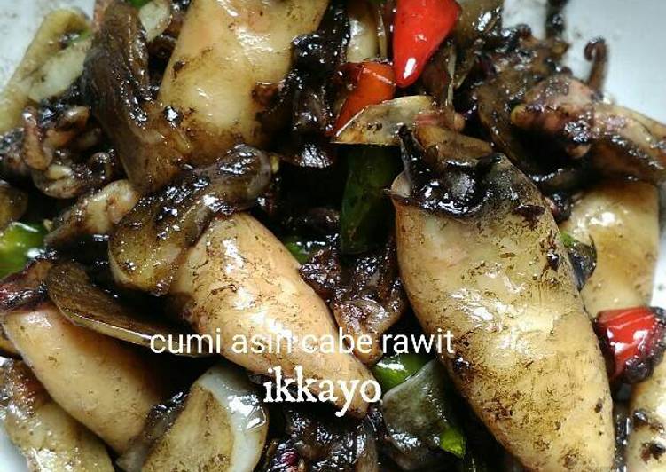 resep Cumi asin cabe rawit