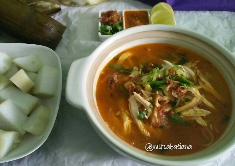 bahan dan cara membuat Soto Ayam Pekalongan (Tauto Versi Saya)