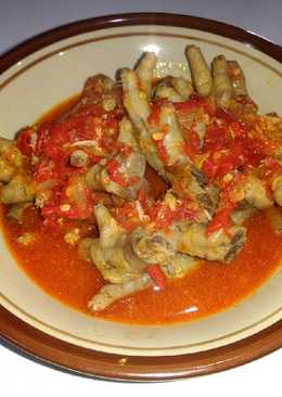 Ceker Ayam Bumbu Balado~