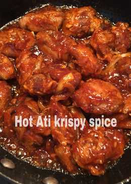 Hot ati ayam krispy spice