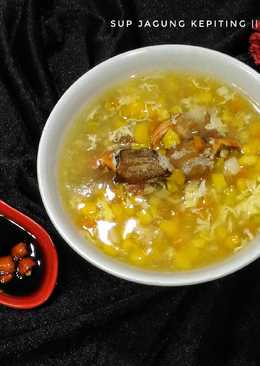 Sup jagung kepiting