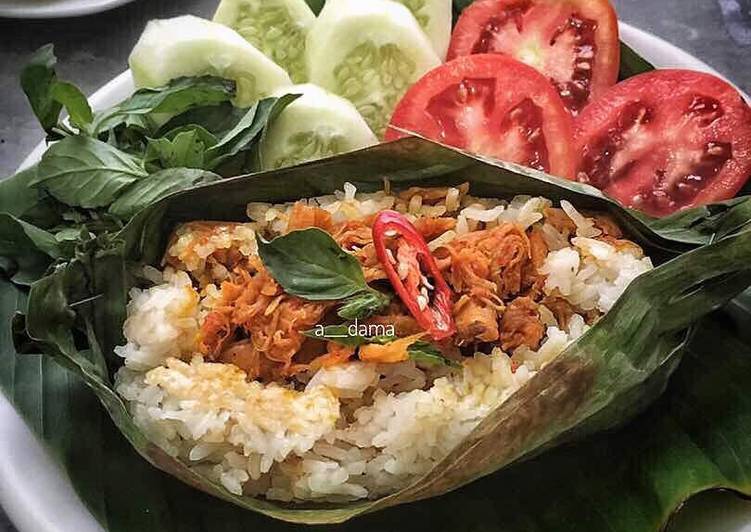 gambar untuk cara membuat Nasi Bakar Ayam Sisit