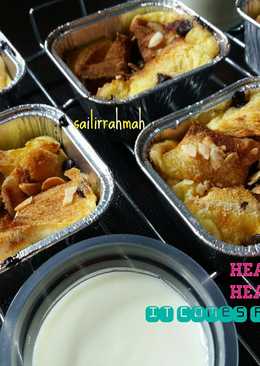 Bread pudding with vanilla sauce (recook resep Tintin Rayner)