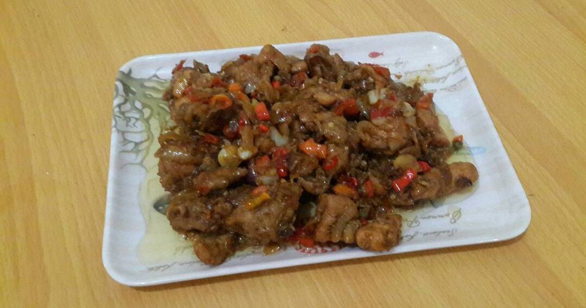 Resep Ayam Pedas Manis ala Adelia Sharfina