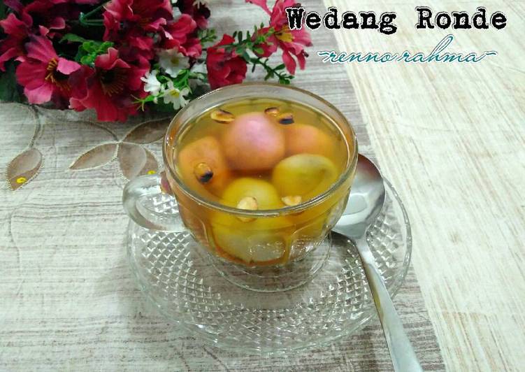 Resep Wedang ronde - Renno Rahma